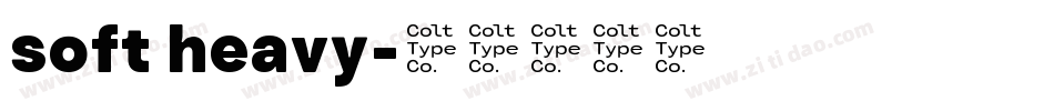 soft heavy字体转换